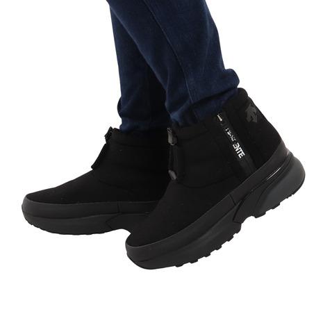 デサント（DESCENTE）（メンズ、レディース）ショートブーツ 黒 メンズ 