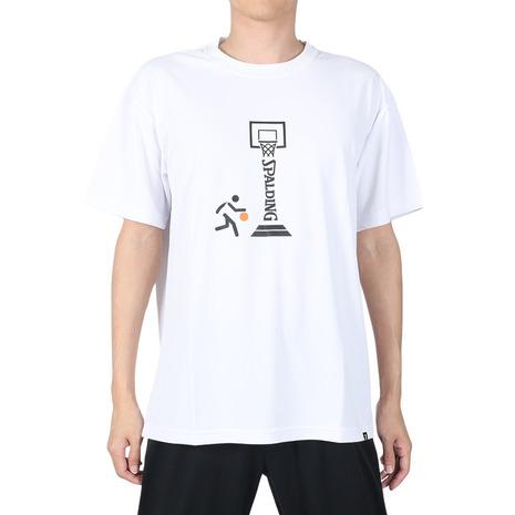 スポルディング（SPALDING）（メンズ）バスケットボールウェア Tシャツ ピクトグラム SMT23019｜supersportsxebio｜03