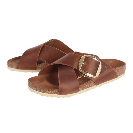 ビルケンシュトック siena big buckle 39 ナロー コニャック｜サンダル