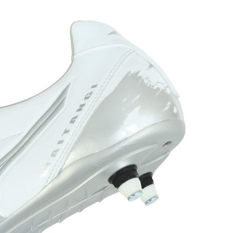 ラグビースパイク／26.5／白×黒／ミズノ／R1GA162209 MIZUNO ミズノ サムライパワーCL ラグビーシューズ メンズ