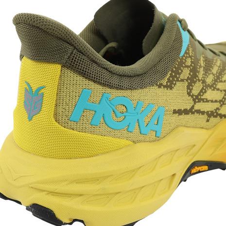 ホカ（HOKA）（メンズ）ランニングシューズ スピードゴート 5 グリーン イエロー 1123157-APFR スニーカー トレイルラン 厚底 登山道｜supersportsxebio｜08