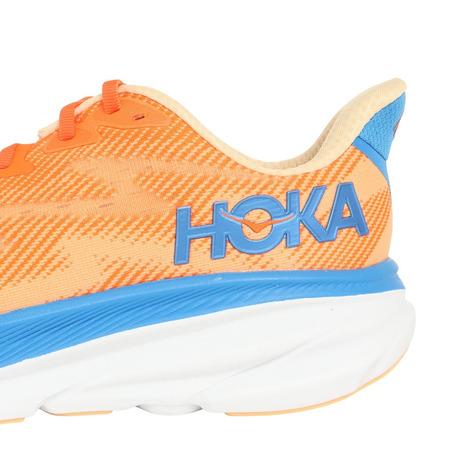 ホカ(HOKA)(メンズ)ランニングシューズ Clifton 9 Wide クリフトン9 ワイド オレンジ 1132210-VOIM スニーカー トレーニング ジョギング ホカ(HOKA)(メンズ)ランニングシューズ Clifton 9 Wide クリフトン9 ワイド オレンジ 1132210-VOIM スニーカー トレーニング ジョギング