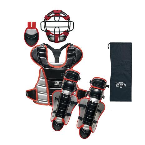 ゼット（ZETT） （キッズ）野球 少年軟式用 キャッチャー防具 4点