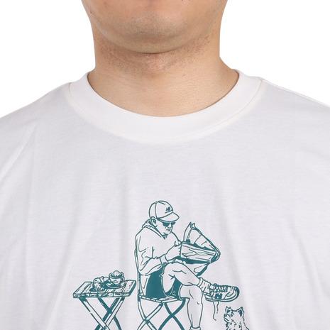 ニューバランス（new balance）（メンズ）半袖Tシャツ メンズ Essentials Cafe Grandpa  Jersey  MT31560SST 綿100%｜supersportsxebio｜06