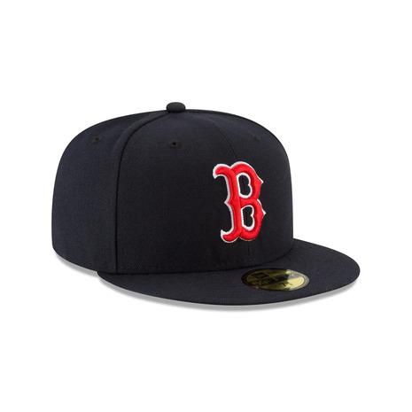 ニューエラ（NEW ERA）（メンズ、レディース）59FIFTY MLBオンフィールド ボストン・レッドソックス ゲーム キャップ 13555014 帽子 吸汗速乾｜supersportsxebio｜02