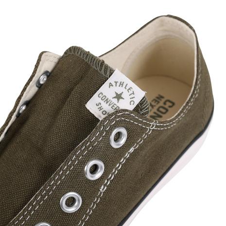 コンバース（CONVERSE）（レディース）スニーカー NEXTAR110 LM SLIP OX オリーブ 38001361 23SS キャンパス シューズ スリッポン カジュアル 街履き｜supersportsxebio｜05