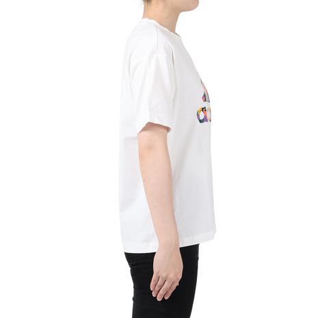 アディダス（adidas）（レディース）半袖Tシャツ レディース フラワーグラフィック ルーズフィット IDF63｜supersportsxebio｜11