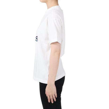 アディダス（adidas）（レディース）半袖Tシャツ レディース フラワーグラフィック ルーズフィット IDF63｜supersportsxebio｜05