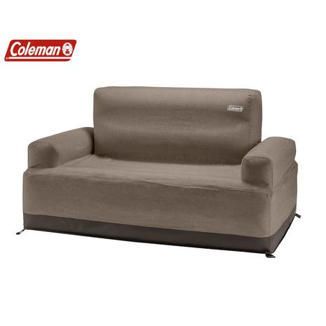 Coleman（コールマン）　エアカウチダブル　グレージュ　アウトドアソファ Coleman コールマン（Coleman） エアカウチダブル グレージュ 2185884
