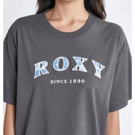 ロキシー（ROXY）（レディース）半袖Tシャツ レディース VINTAGE FLOWER LOGO RST232033 BBK｜supersportsxebio｜03