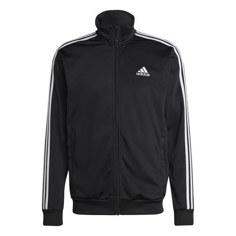 アディダス（adidas）（メンズ）ジャージ 上下セット ブラック ベーシック スリーストライプス トリコット トラックスーツ 定番 ECS77-IC6747｜supersportsxebio｜08