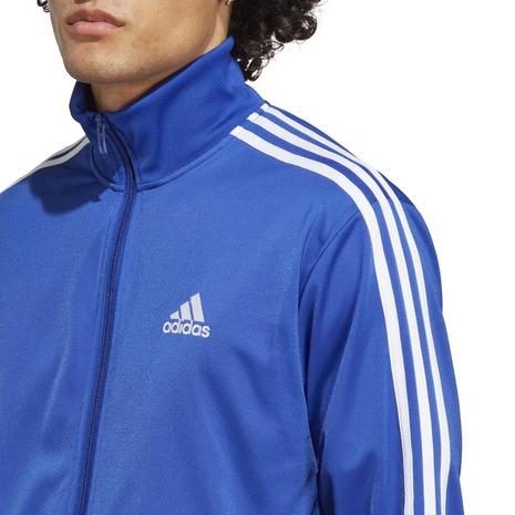 アディダス（adidas）（メンズ）ジャージ 上下セット ブルー 青 ベーシック スリーストライプス トリコット トラックスーツ ECS77-IC6761｜supersportsxebio｜04