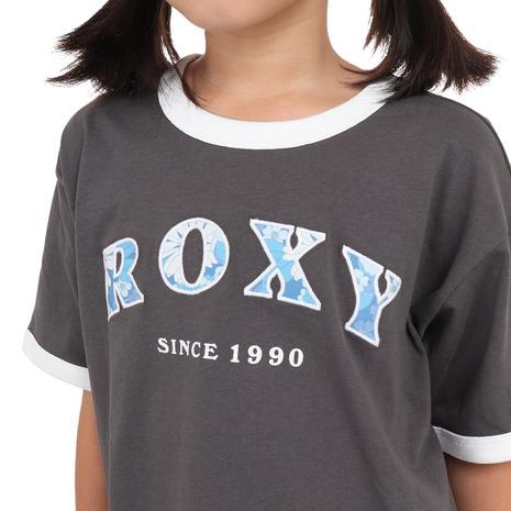ロキシー（ROXY）（キッズ）半袖Tシャツ キッズ MINI VINTAGE FLOWER LOGO TST232107 BBK｜supersportsxebio｜06