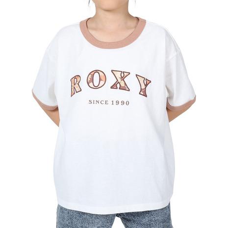 ロキシー（ROXY）（キッズ）半袖Tシャツ キッズ MINI VINTAGE FLOWER LOGO TST232107 WHT｜supersportsxebio｜02