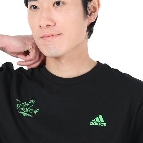 アディダス（adidas）（メンズ）半袖 Tシャツ メンズ 黒 ルーズフィットシャツ シグネチャー JLS98-GV1348｜supersportsxebio｜06