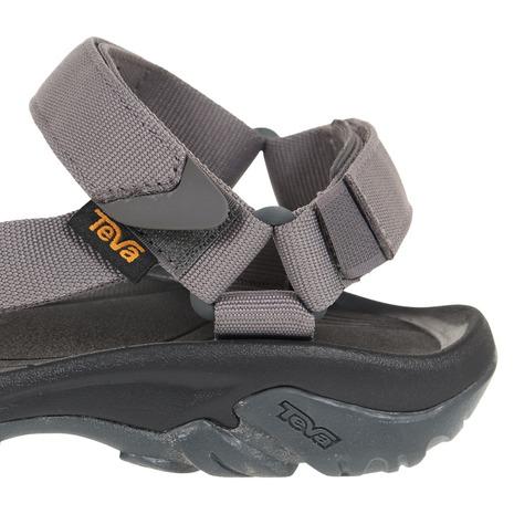 テバ（Teva）（メンズ）スポーツサンダル ハリケーン 4 ブラック グレー 1093379-DSDGG ストラップサンダル 軽量 クッション 面ファスナー｜supersportsxebio｜06