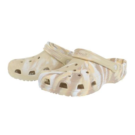 crocs 通気孔付きベージュサンダル*10