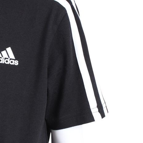 アディダス（adidas）（キッズ）Tシャツ tシャツ 半袖 エッセンシャルズ スリーストライプス コットンTシャツ ECN59-HR6330 綿100% ブラック 黒｜supersportsxebio｜06