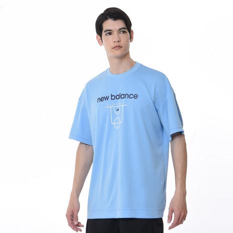 ニューバランス（new balance）（メンズ、レディース）バスケットボールウェア Court Graphic Tシャツ AMT35064｜supersportsxebio｜08