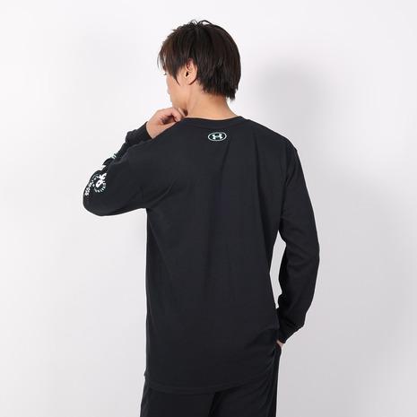 アンダーアーマー（UNDER ARMOUR）（メンズ）Tシャツ 長袖 メンズ ヘビーウエイト グラフィック  1381360 001 ロンT｜supersportsxebio｜04