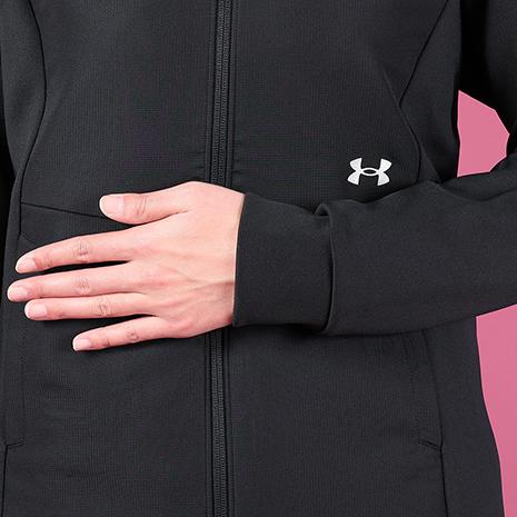 アンダーアーマー（UNDER ARMOUR）（レディース）パーカー レディース ハイブリッドニット フルジップ フーディー 1381235｜supersportsxebio｜07