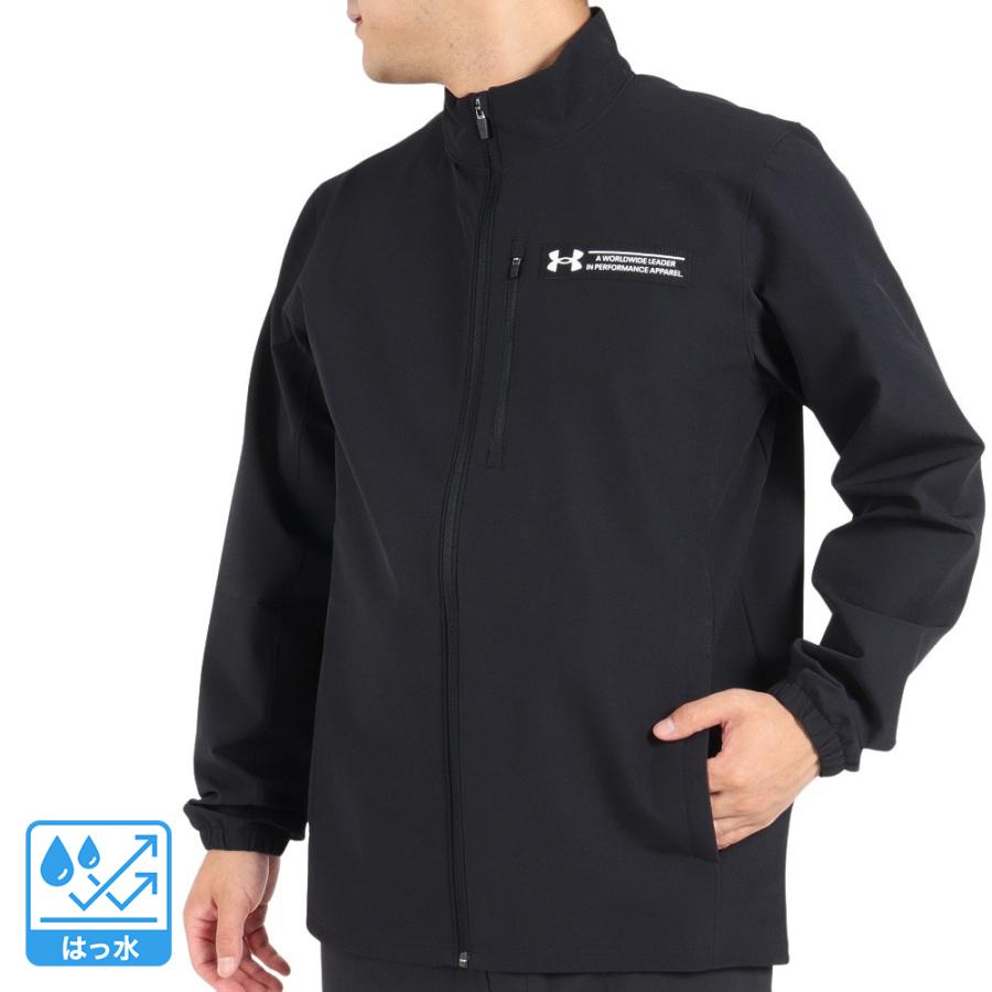 UNDER ARMOUR ブラッシュドウーブン ウインドブレーカー フルジップ UNDER ARMOUR（アンダーアーマー） （メンズ）ブラッシュドウーブン