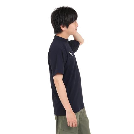 デサント（DESCENTE）（メンズ）半袖Tシャツ メンズ 鹿の子モックネック UVカット DX-C2500XB NV｜supersportsxebio｜05