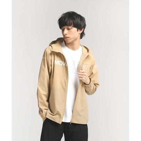 デサント（DESCENTE）（メンズ）ジャケット ストレッチ 撥水 ベージュ ライトリップ フルジップフーディー DMMVJF11 BG ベージュ｜supersportsxebio｜04