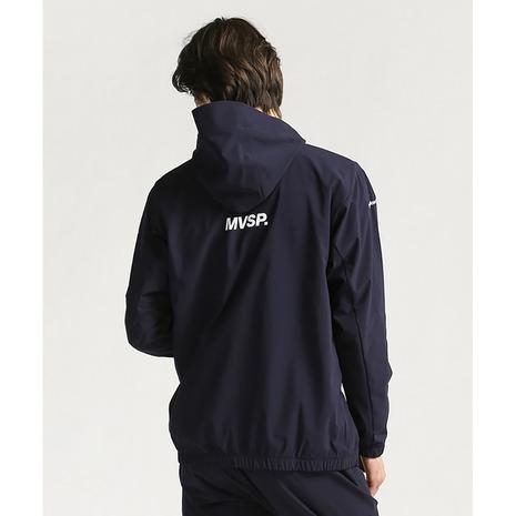 デサント（DESCENTE）（メンズ）ジャケット 撥水 ストレッチ ネイビー AIRY TRANSFER ライトリップ DMMVJF11 NV｜supersportsxebio｜03