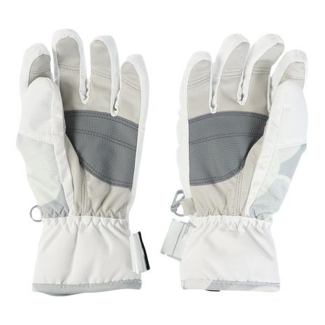 デサントスキーウェア ライトグレー ゴーグル 手袋付き DESCENTE（デサント） （キッズ）グローブ ジュニア ガールズ