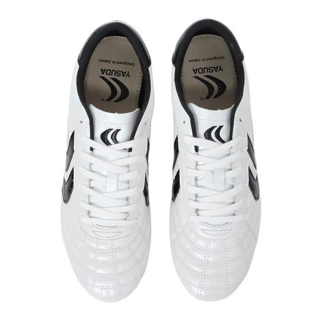 YASUDA サッカーシューズ ホワイト26センチ ヤスダ Ligaresta Pro-ex YASUDA サッカー スパイク シューズ 土