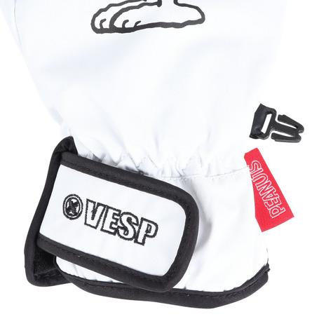 ベスプ（VESP）（メンズ、レディース）ミトングローブ スキー スノーボード スヌーピー Peanuts Collaboration Light Warm Mitten SNMG1030WH｜supersportsxebio｜03