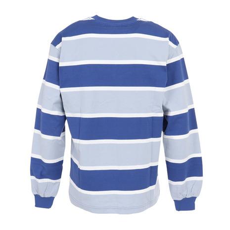 エクストララージ（XLARGE）（メンズ）長袖Tシャツ メンズ STANDARD LOGO STRIPED  101233011012-BLUE｜supersportsxebio｜03