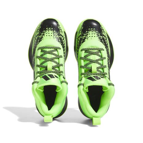 中古 adidas バスケットボールシューズ 24.5 グリーン/ブラック adidas アディダス バスケットシューズ ジュニア Cross Em Up 5