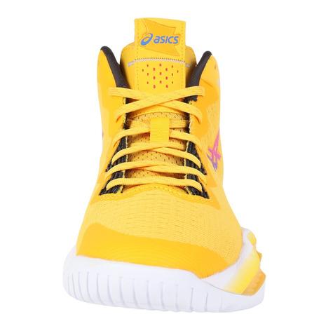 バスケットボールシューズ イエロー メッシュ ASICS アシックス（ASICS）（メンズ）バスケ シューズ イエロー