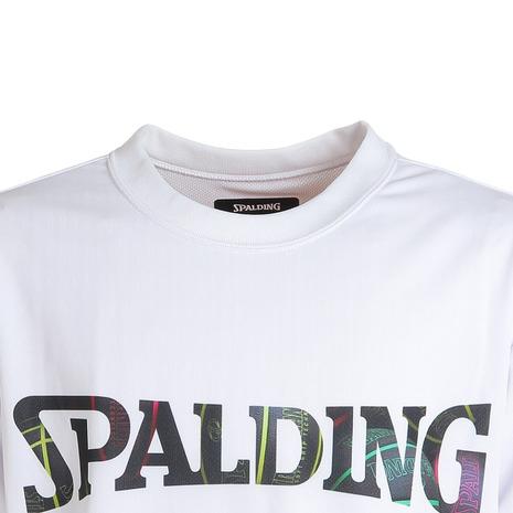 スポルディング（SPALDING）（キッズ）ジュニア バスケットボールウェア ボールプリントロゴ 半袖Tシャツ SJT23154｜supersportsxebio｜09