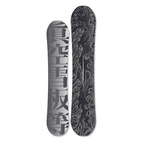眞空（MAKU）（メンズ、レディース）スノーボード板 23-24 FUMA BK 155 