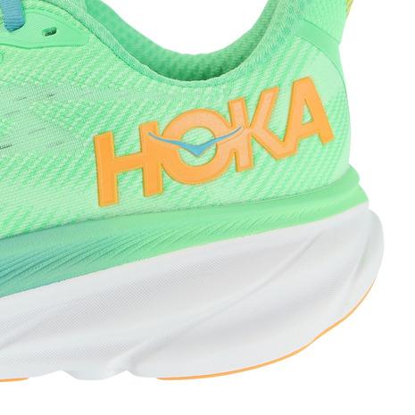 ホカ（HOKA）（メンズ）ランニングシューズ クリフトン9 ワイド ライトグリーン ワイド 1132210-ZLGL ジョギング トレーニング 軽量 クッション性｜supersportsxebio｜06