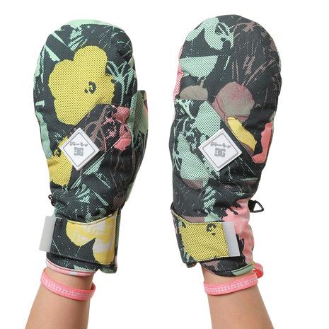 DC SHOE ミトングローブ ホワイト/ブラック DC SHOES（ディーシー