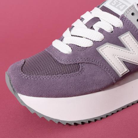 ニューバランス（new balance）（レディース）スニーカー 574+ WL574Z SP B パープル スポーツ カジュアル シューズ タウン 通勤 日常履き 厚底｜supersportsxebio｜10