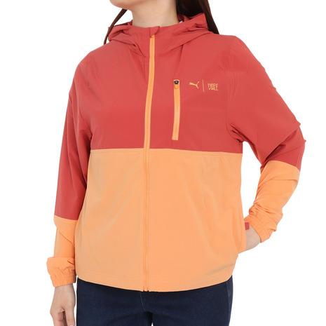 プーマ(PUMA)FIRST MILE ウーブンジャケット 524531 21 RED(Lady’s) PUMA（プーマ） （レディース）FIRST MILE ウーブンジャケット 524531