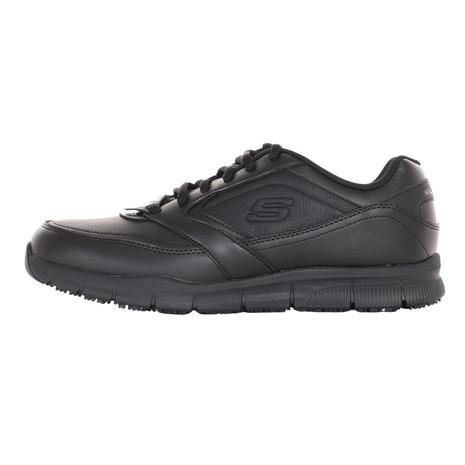 スケッチャーズ（SKECHERS）（メンズ）カジュアルシューズ ワークリラックスドフィット ナンパ SR 77156-BLK｜supersportsxebio｜06