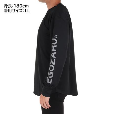 エゴザル（EGOZARU）（メンズ）バスケットボールウェア スリーブロゴ 長袖Tシャツ EZLT-F2206｜supersportsxebio｜04