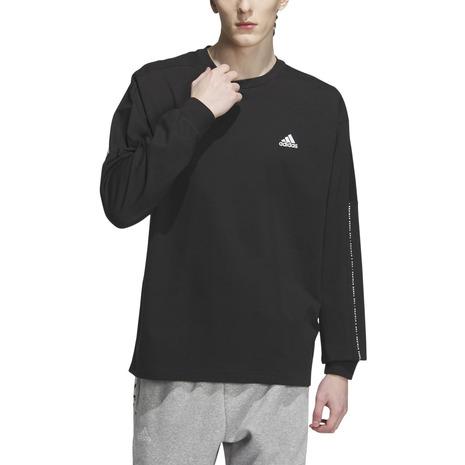 アディダス（adidas）（メンズ、レディース）ワーディング ルーズフィット Tシャツ 長袖 IEH99-IK7346 ロンT｜supersportsxebio｜04