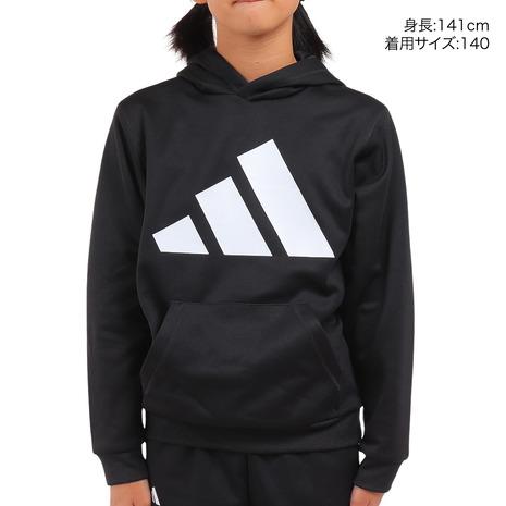 アディダス（adidas）（キッズ）ジュニア トレイン エッセンシャルズ ウォーム ロゴ ルーズフィット プルオーバーパーカー IKS30-IK4649/IK4650｜supersportsxebio｜03