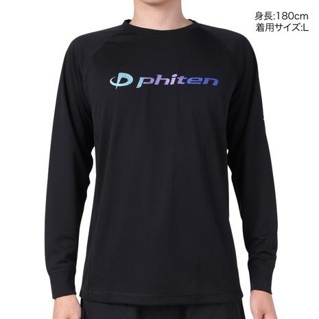 ファイテン（PHITEN）（メンズ）バレーボールウェア 長袖Tシャツ スムースドライ GRABL 3123JG56200 3123JG56300｜supersportsxebio｜03