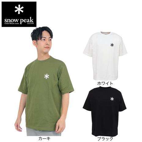 スノーピーク（snow peak）（メンズ）半袖Tシャツ バックプリントロゴTシャツ SPE-TS-23AU002