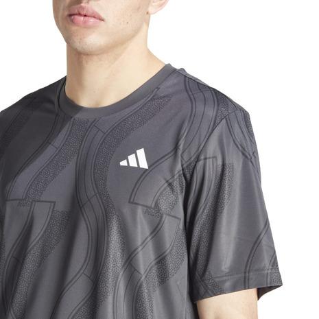 アディダス（adidas）（メンズ）テニスウェア クラブ テニス グラフィック半袖Tシャツ IKL90-IP1882｜supersportsxebio｜03
