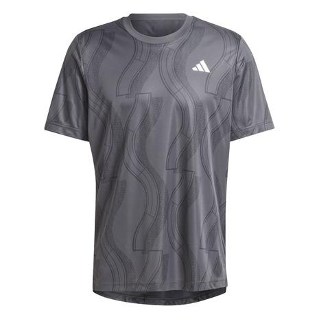 アディダス（adidas）（メンズ）テニスウェア クラブ テニス グラフィック半袖Tシャツ IKL90-IP1882｜supersportsxebio｜06
