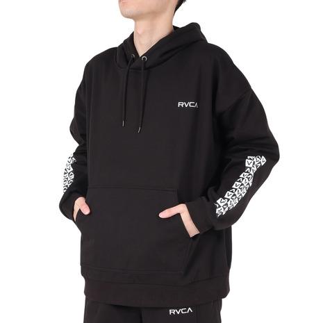 RVCA（ルーカ） （メンズ）CHECKER HOODIE パーカー BD042048 BLK